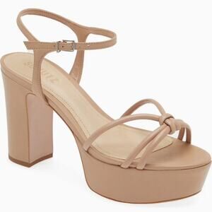 NEW Schutz Kelsie Platform in Nude